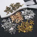 Gold-Tone Cross Metal Charms with 100 Listed Options view 3