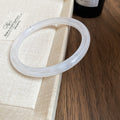 Slim Round Resin Closed Bangle Bracelet In Eight Colors view 8
