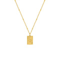 Ace Of Hearts Playing Card Pendant Necklace Gold Steel Tone view 5