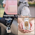 Back to School Book Wood Print Keychain Metal Ring view 3