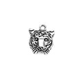 Mini Tiger Head Metal Charm Pendants in Three Finishes view 5