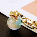 Jelly Crystal Fortune Pouch Keychains with Cords and Loose Heart Loops view 10
