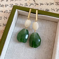 Geometric Resin Drop Earrings in Four Colorways for Everyday Styling view 6