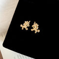 Gold Unicorn Stud Earrings Rocking Horse Coin Necklace view 7