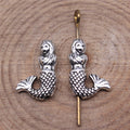 Mermaid Shaped Small Hole Bead for Jewelry Making Supplies view 2