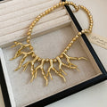 Branch Statement Necklaces in Two Finishes Statement Jewelry Design view 6