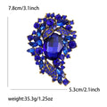 Antique Gold Crystal Cluster Brooch in Six Color Variations view 10