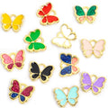 Colorful Enamel Butterfly Charms in Eleven Wing Designs view 3