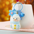 Christmas Figure Keychains in Ten Santa Reindeer and Snowman Designs view 5