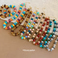 Acrylic Rondelle Bead Necklaces And Bracelets Nine Color Mixes view 4