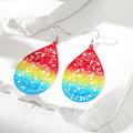 Silver Tone Rainbow Openwork Metal Hook Earrings in Eight Designs view 2