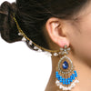 Blue Teardrop Chain
