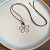 Black Silver Flower