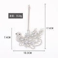 Rhinestone Hummingbird Hanging Ornament Metal Bird Charm view 3