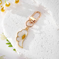 Wing Resin Daisy Keychains Gold Lobster Clasp 4 Styles view 8