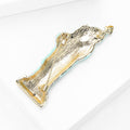 Statue Of Liberty Brooch In Metal With Turquoise Enamel And A Gold-Tone Torch view 4
