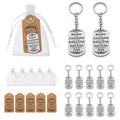 Islamic Phrase Natural Wood Keychain With Metal Ring view 7