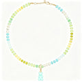 Gummy Bear Pendant Rondelle Bead Necklaces in Two Colors view 7