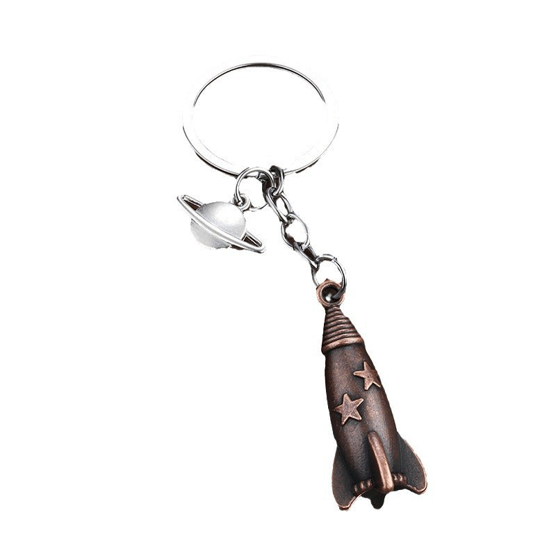 3D Airplane Model Zinc Alloy Keychain Aviation Souvenir Gift