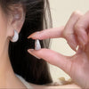 Silver Pave Drop