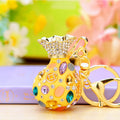 Jeweled Fortune Bag Keychains with Cord Fortune and Loose Loop Options view 10