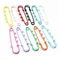 Colorful Safety Pins With Hanging Loops in Twelve Options view 5