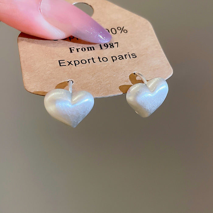 Gold and Silver Tone Double Heart Earrings in Two Styles