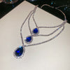 Blue Teardrop