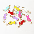 Colorful Cat Charms Metal Components In 1 Style For Jewelry Making view 4