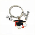 Graduation Cap Keychains in Twelve Colorful School Designs view 3