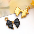 Gold-Tone Bow and Butterfly Metal Charms with 16 Listed Options view 9