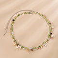 Emerald Glass Bead and Chinese Charm Necklaces 21 Styles view 8