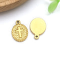 Gold-Tone Cross Metal Charms with 16 Listed Options view 12