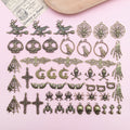 Metallic Halloween Theme and Skull Metal Charms with 18 Listed Options view 1