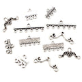 Silver Tone Multi-Loop Connector Charms in Seven Ornate Designs view 5