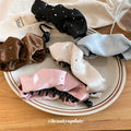Satin Rhinestone Twist Claw Hair Clips Five Colors view 4