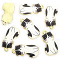 Printed Cat Alloy Charms in 9 Styles for Jewelry Crafts view 9
