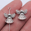 13x12mm 2.2g Multicolor Zinc Alloy Angel Loose Metal Beads for Bracelet Necklace Jewelry Making