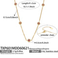 Round Bezel Zircon Necklace and Bracelet in Twenty Four Variants view 8