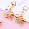 Crowned Flying Elephant Keychains in Pink Blue and Assorted Colors view 8