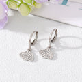 Gold and Silver Tone Crystal Feather Star Heart and Cloud Earrings view 2