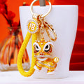 Jeweled Chinese Lion Dance Keychains in Multiple Pictured Colors view 10