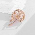 Flower Pearl Look Two Designs Metal Brooch Pin for Jackets and Lapels view 4