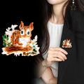 Rabbit Metal Brooch Pin for Jackets and Lapels Pictured Design view 2