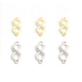 Crystal Infinity Connector Jewelry Components For DIY Earrings And Bracelets Charms view 2