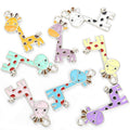 Enamel-Look Giraffe Alloy Charms in 16 Styles for Jewelry Crafts view 3