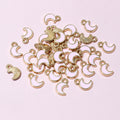 Tiny Crescent Moon Enamel Alloy Charms in Seven Colors view 8
