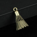 Metal Badminton Racket and Shuttlecock Charms Four Finishes Eight Styles view 10