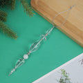 Clear Crystal Bead Icicle Christmas Tree Hanging Ornament view 6