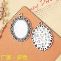18x25mm Oval Alloy Cabochon Tray Bezel Setting Pendant Base